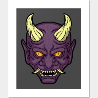 Wicked Oni Head Posters and Art